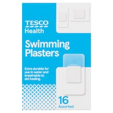 Tesco Health Swimming Plasters Assorted 16s