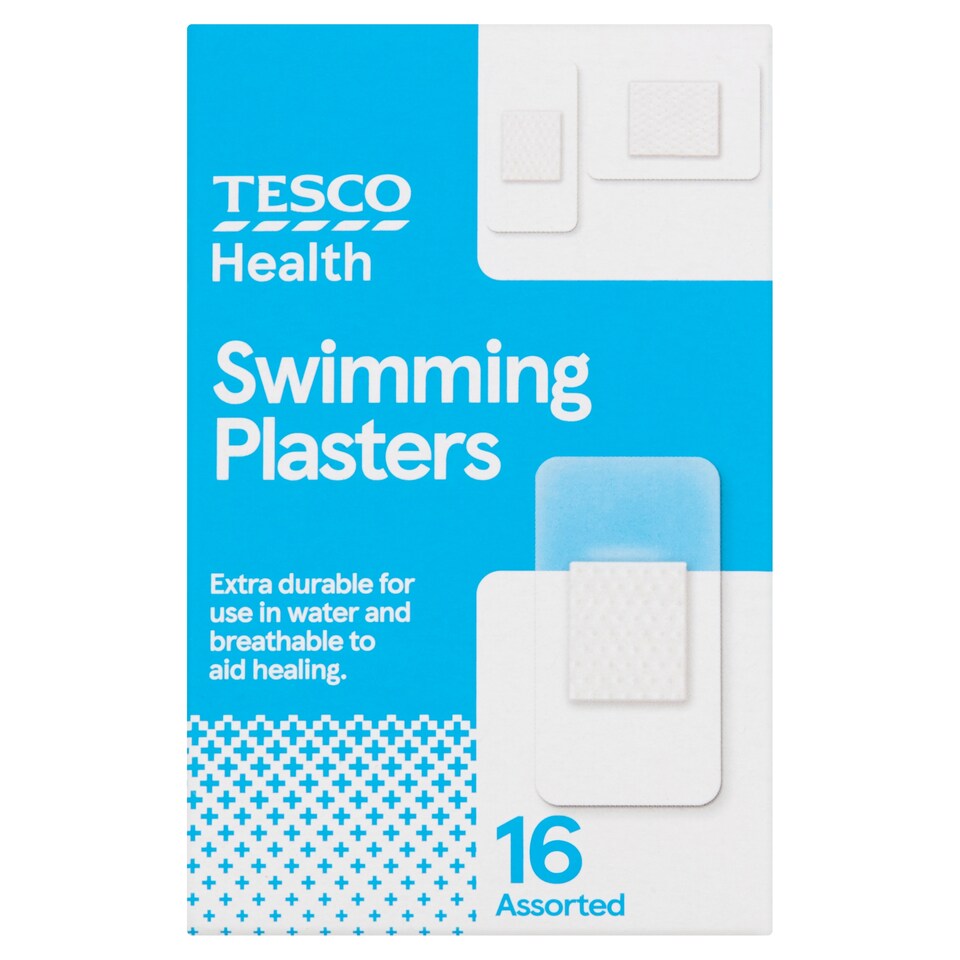Tesco Health Swimming Plasters Assorted 16s