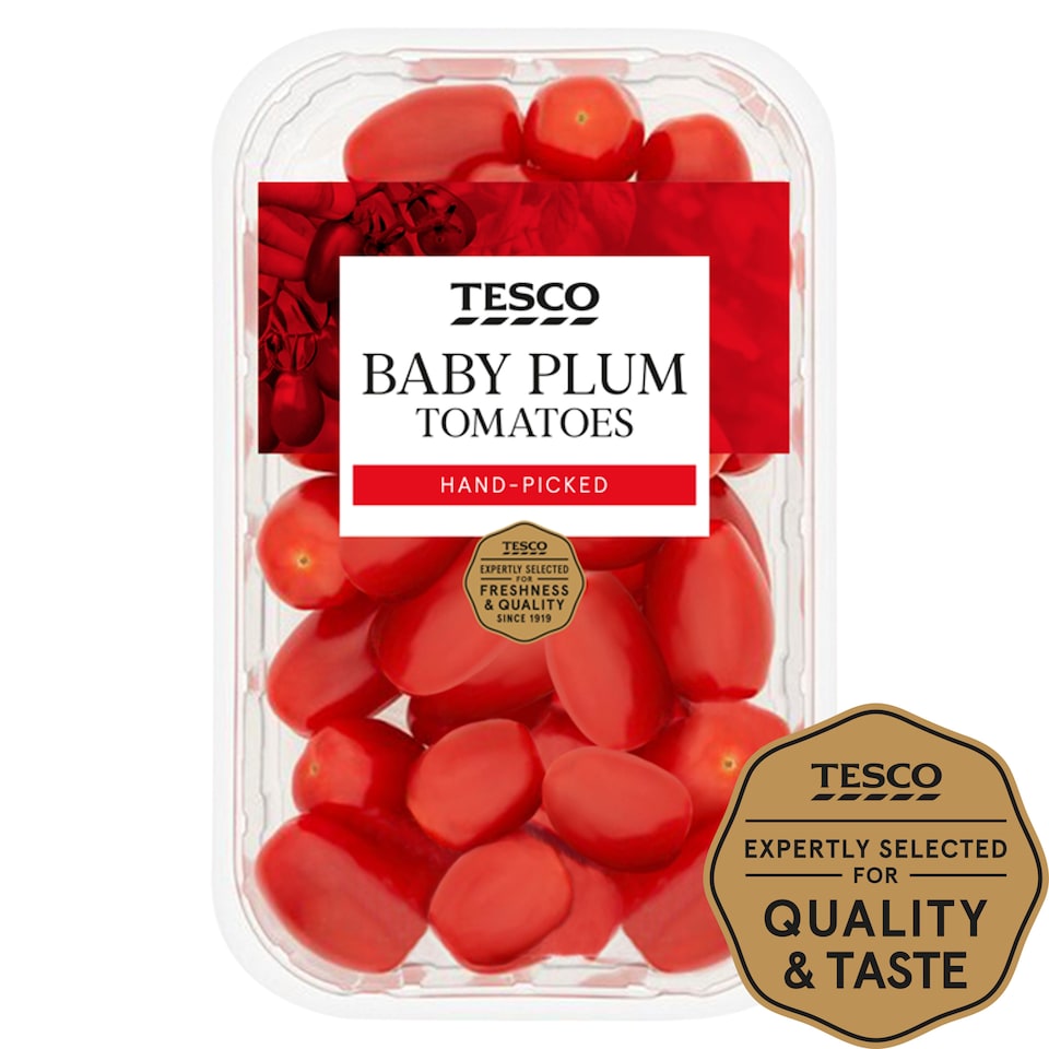 image 1 of Tesco Baby Plum Tomatoes 325G