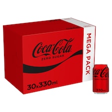 Coca Cola Zero Sugar 330mlx30pk Multipack