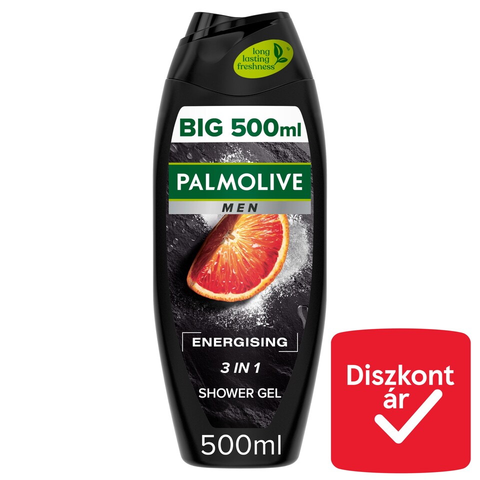Palmolive Men Energising 3in1 férfi tusfürdő 500 ml  1. kép