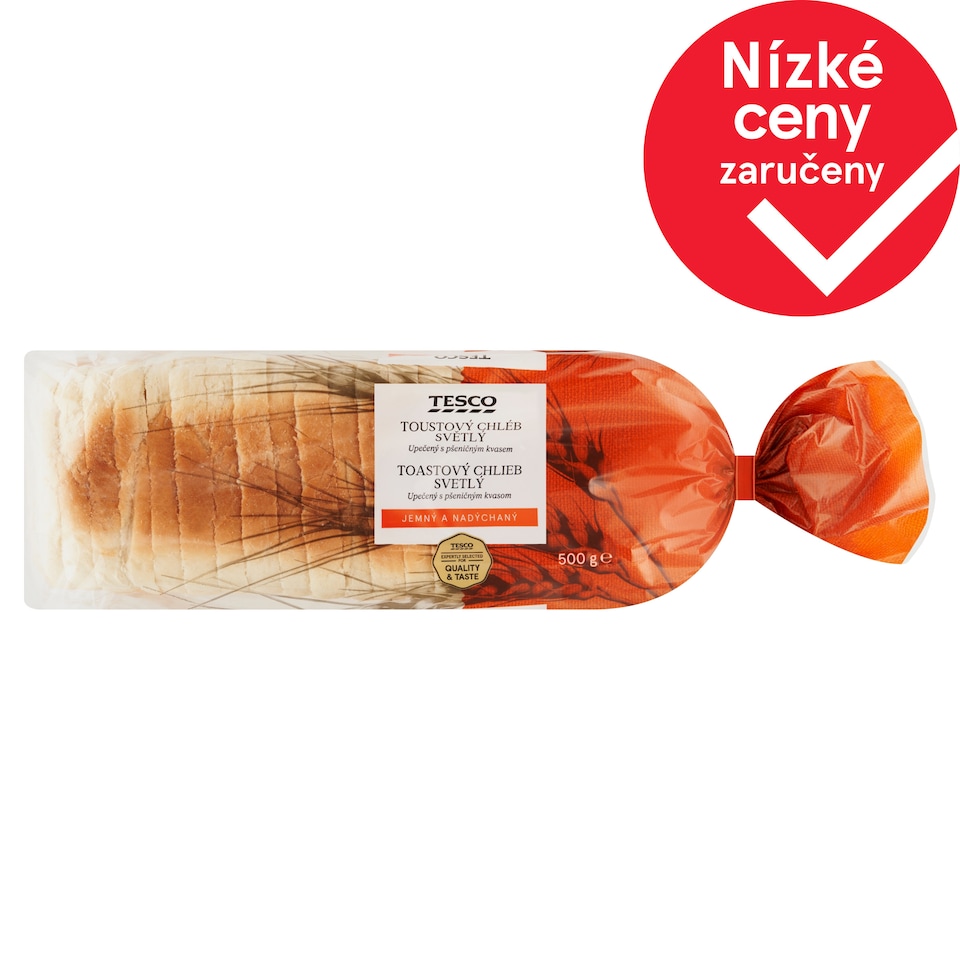Tesco Toustový chléb světlý 500g
