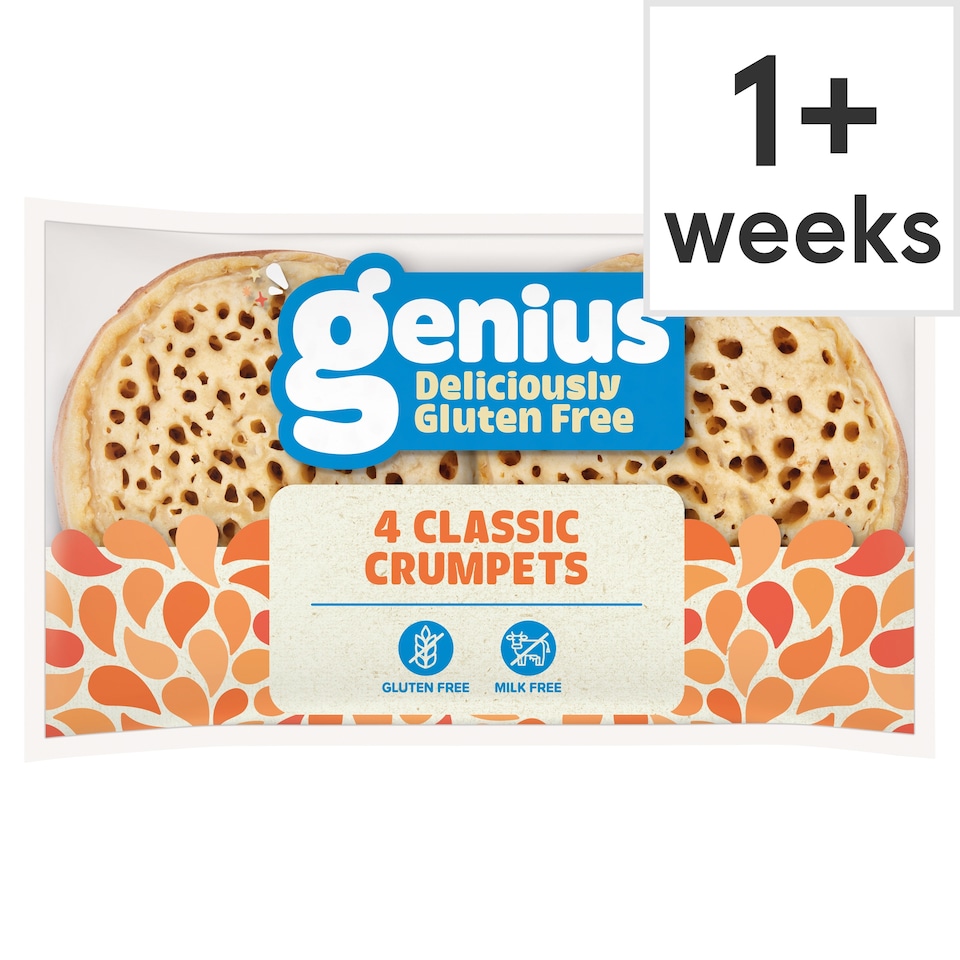 Genius Gluten Free Crumpets 4 pack