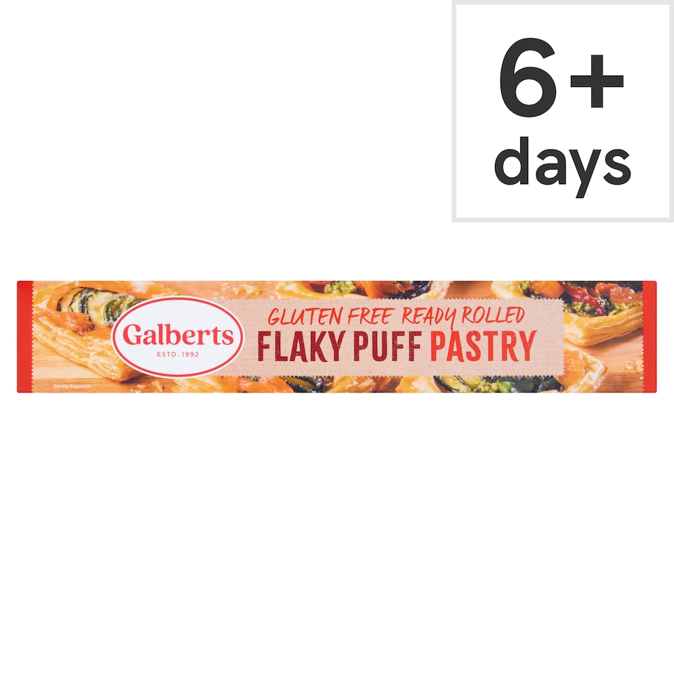 GALBERTS GLUTEN FREE READY ROLLED FLAKY PUFF PASTRY 280G