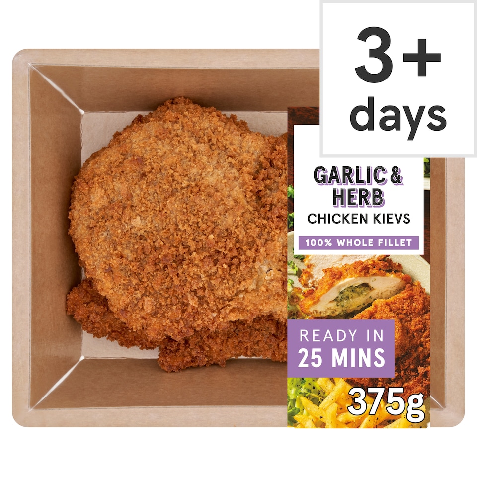 Tesco Garlic & Herb Chicken Kievs 375g