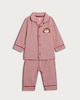 image 5 of F&F Curtis The Dog Baby 3-Piece Hooded Dressing Gown and Pyjamas Set in Brown