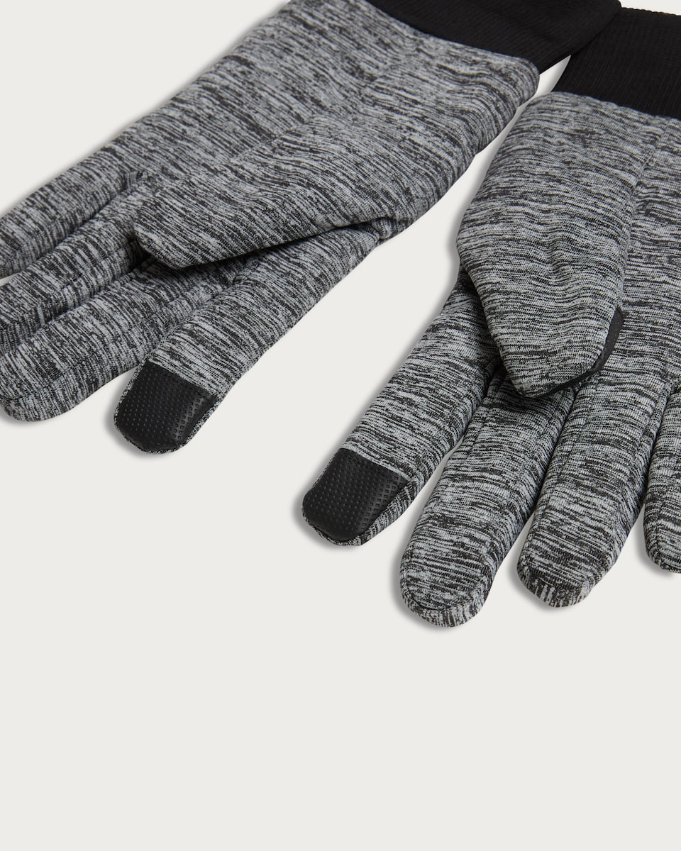 image 1 of F&F Touchscreen Gloves in Grey