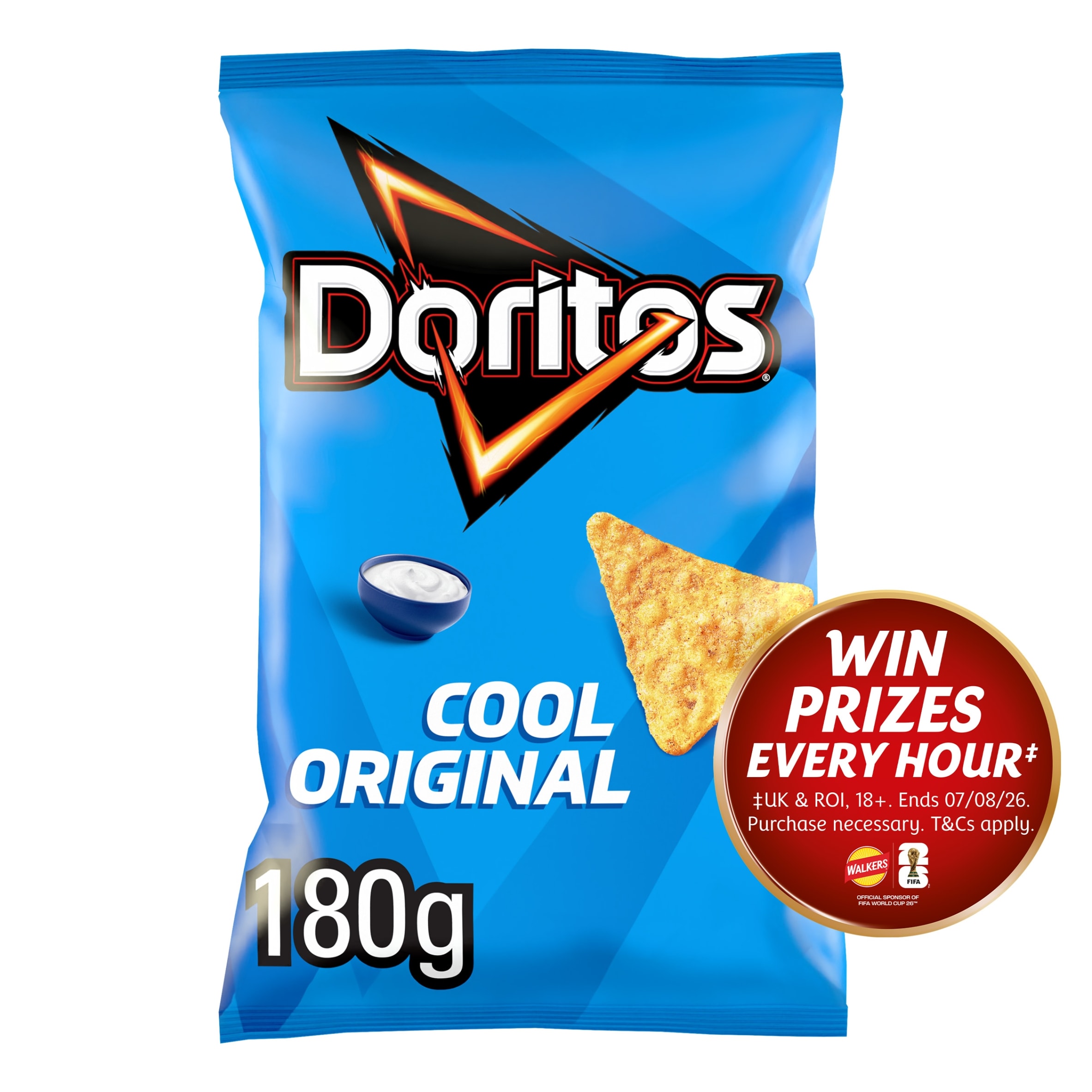 Doritos Tortilla Chips Cool Original Sharing Bag Crisps 180g