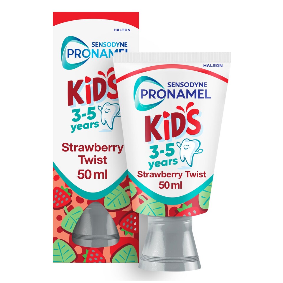 image 1 of Sensodyne Pronamel Kids 3-5 years Strawberry Toothpaste 50ml 