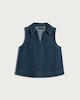 image 4 of F&F Denim Sleeveless Top in Navy