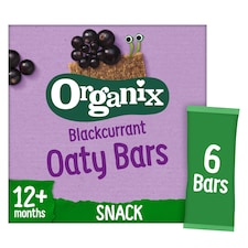 Organix Goodies Blackcurrant Soft Oaty Bars 12m+ 6 x 30g