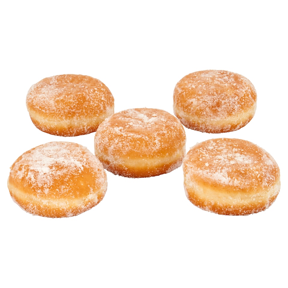 image 1 of Tesco 5 Custard Doughnuts
