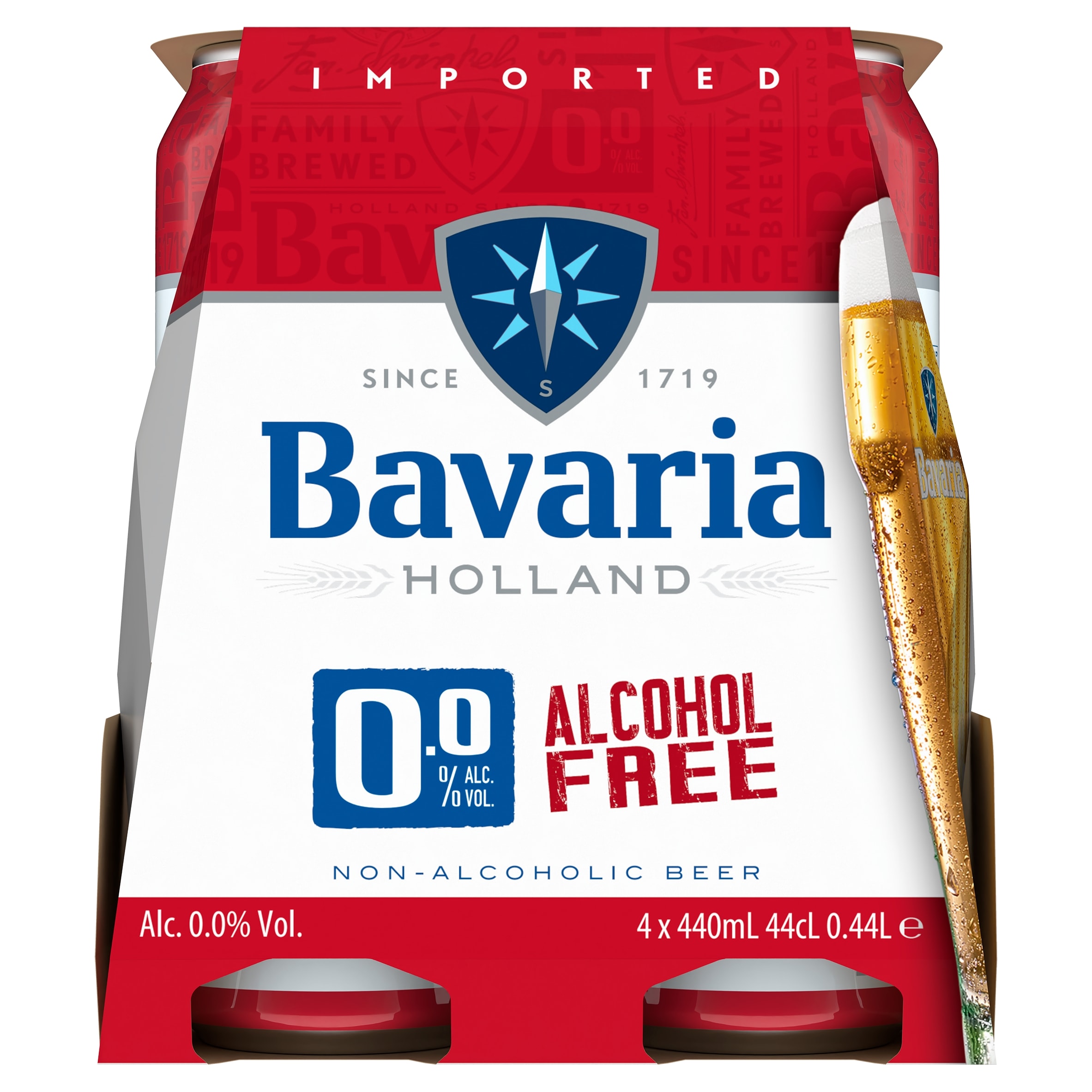 Bavaria Alcohol Free Beer 4 x 44cl