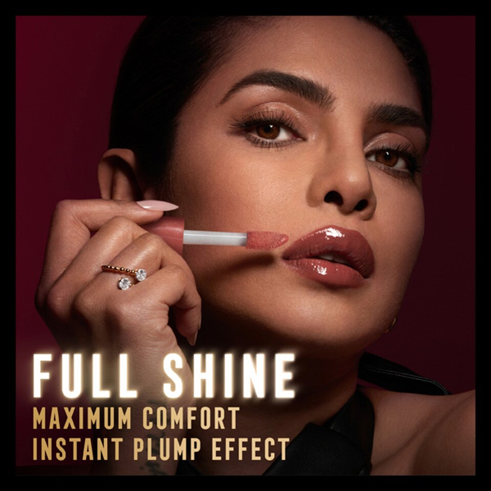 image 1 of Max Factor 2000 Calorie Lip Glaze Plumping Lip Gloss 075 Pink Fizz 4.4ml