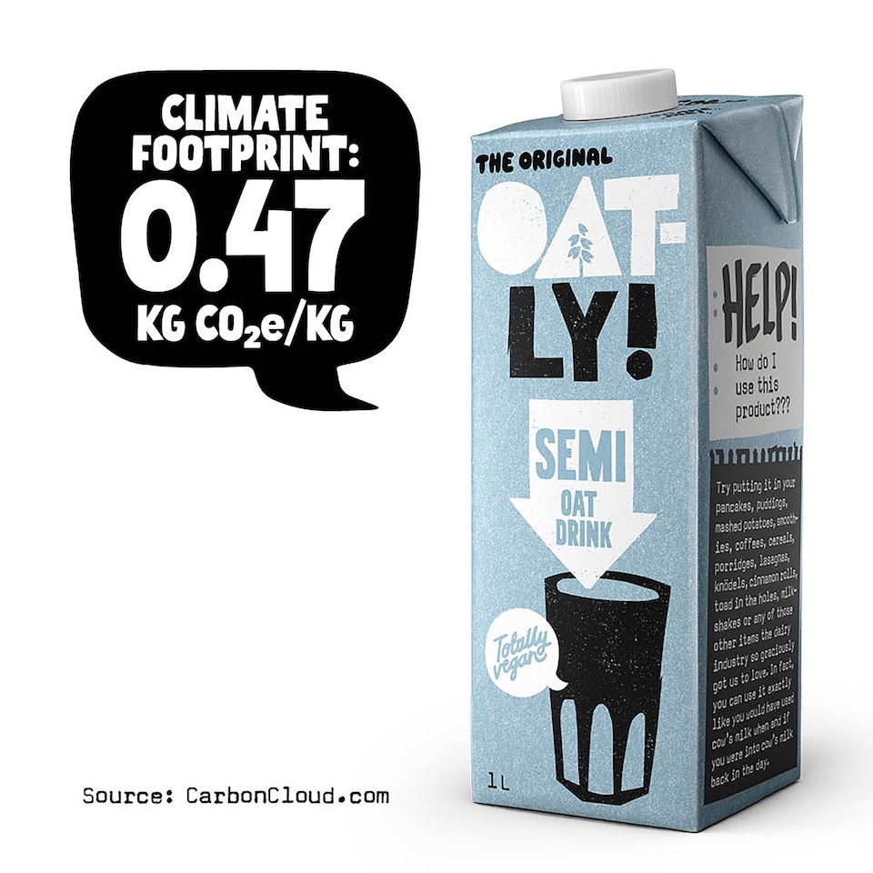 image 1 of Oatly The Original Semi Oat Drink 1L