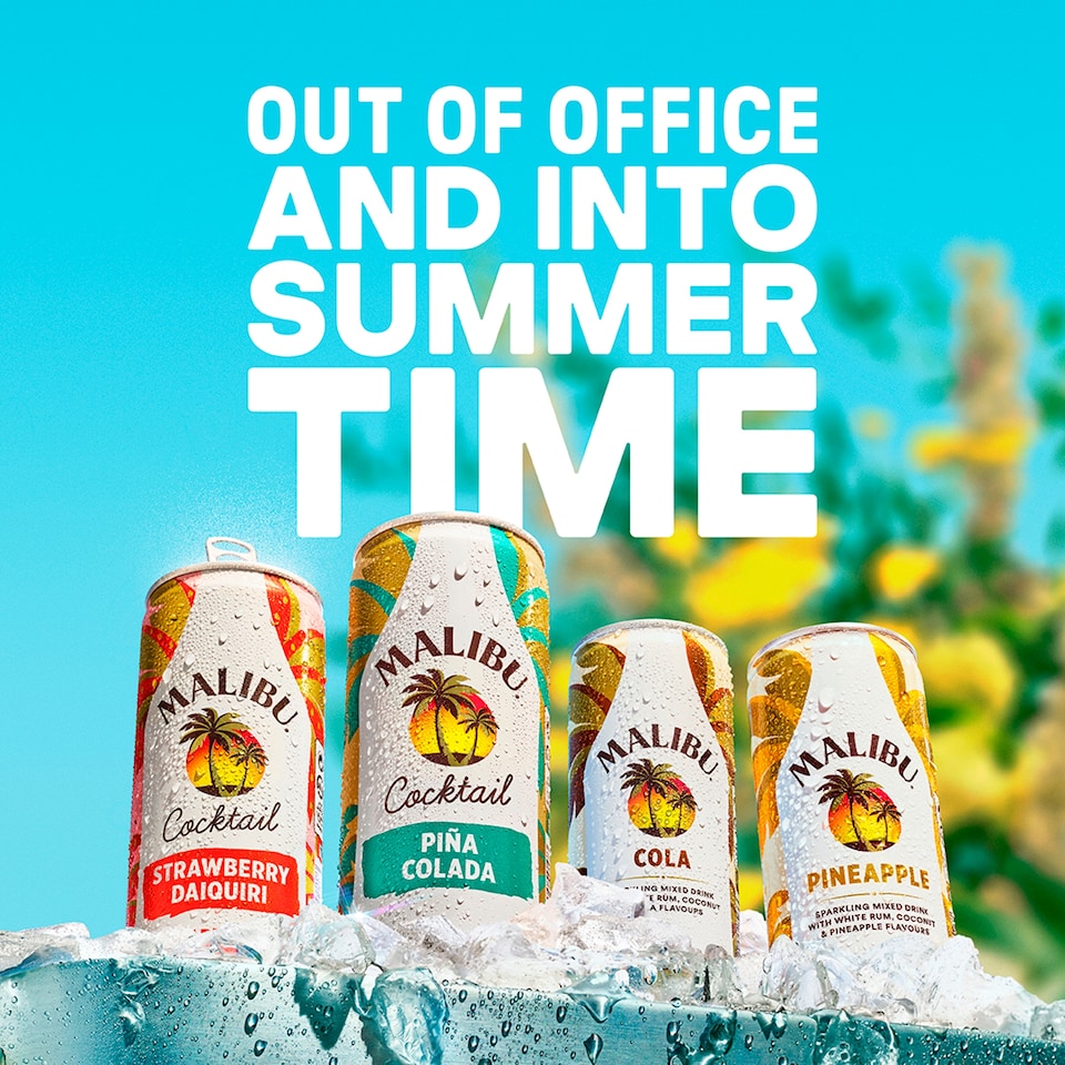 image 1 of Malibu Piña Colada Still Pre-Mixed Drink 250ml