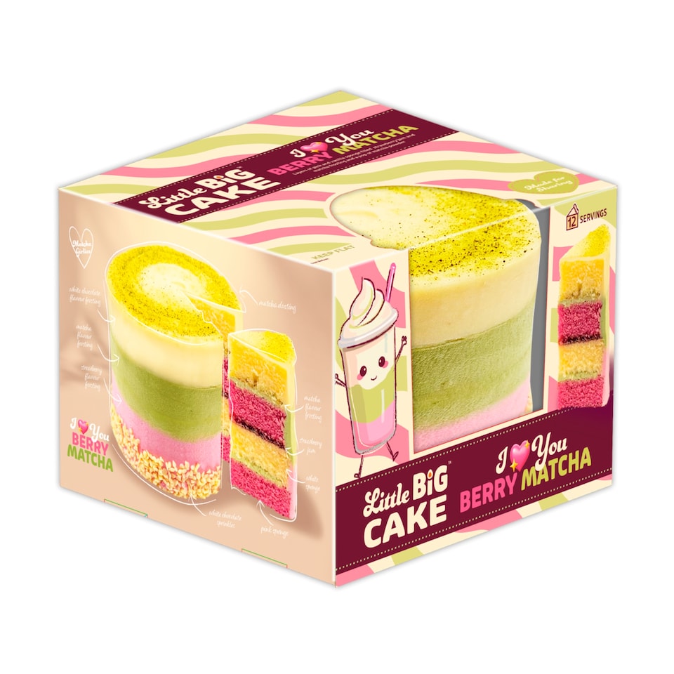 image 1 of Little Big Cake Berry Matcha