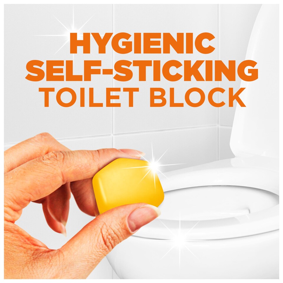 image 1 of Harpic Hygienic & Fresh Sticker Citrus 4x12g