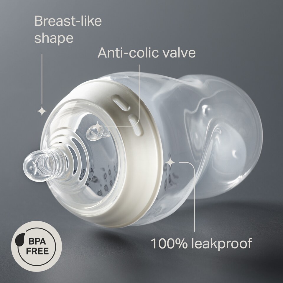image 1 of Tommee Tippee Natural Start Newborn Starter Set, Slow & Medium-Flow, Mixed Sizes