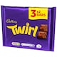 image 2 of Cadbury Twirl Chocolate Bar 3 Pack Multipack 129g