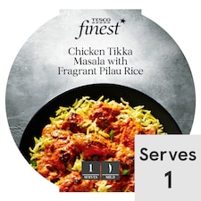 Tesco Finest Chicken Tikka Masala & Rice 450G