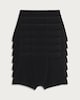 image 1 of F&F Girls 7-Pack Cotton Rich Shorts in Black