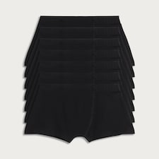F&F Girls 7-Pack Cotton Rich Shorts in Black