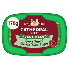 Cathedral City Plant-Based Spring Onion & Black Pepper 170G