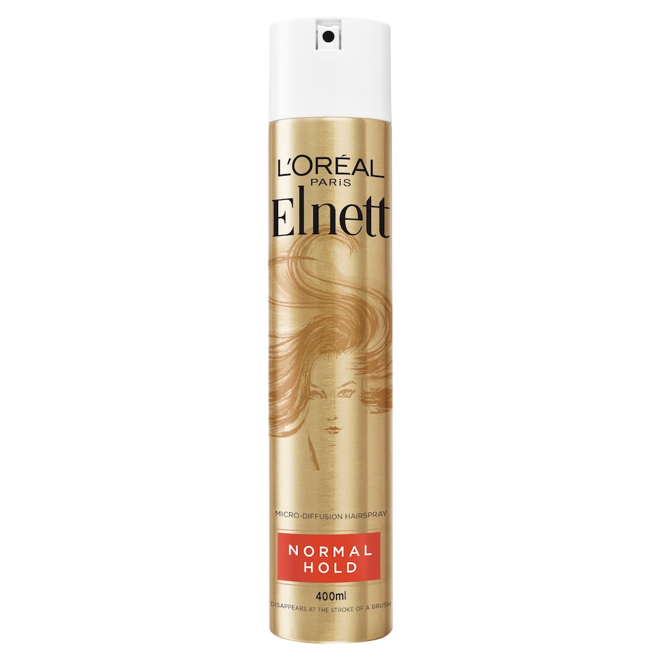 image 1 of L'Oreal Paris Elnett Normal Hold Hairspray 400ml