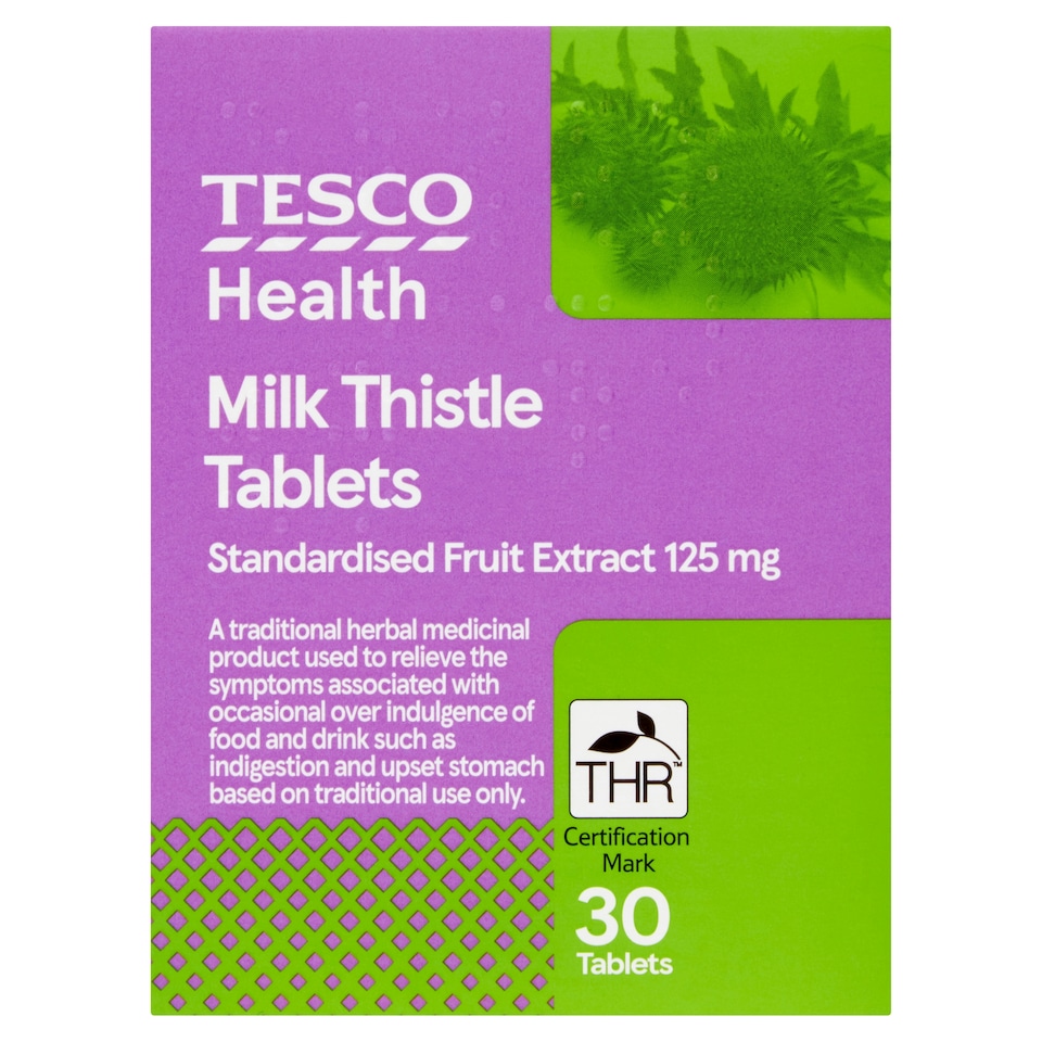 Tesco Health Milk Thistle Tablets 30s