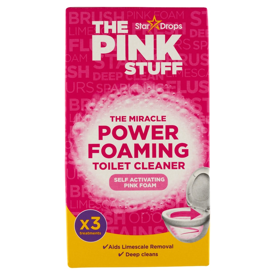 The Pink Stuff habzó WC-tisztító 3 x 100 g (300 g)