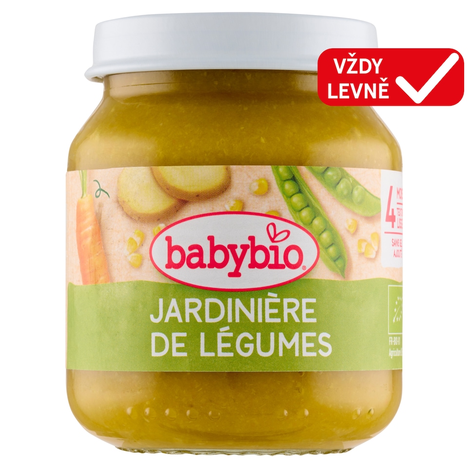 Babybio Bio příkrm zeleninová směs 130g