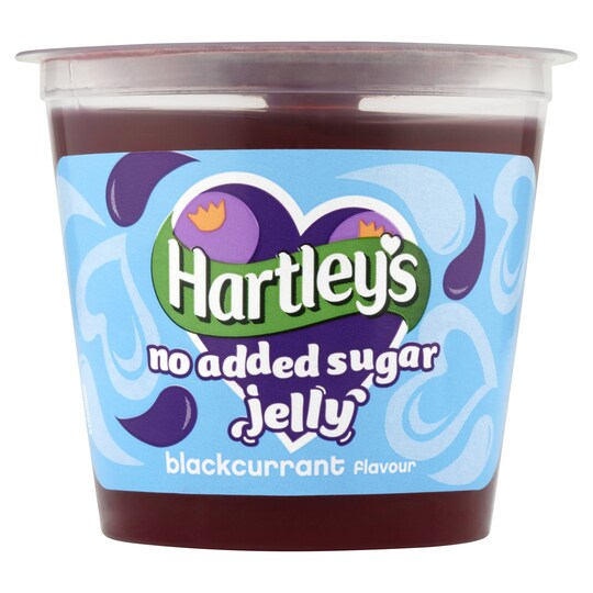 Hartleys Ready To Eat Blackcurrant No Added Sugar Jelly 115G Tesco
