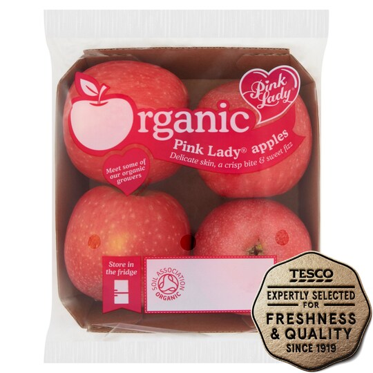 image 1 of Tesco Organic Pink Lady Approx 4
