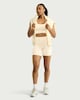 image 3 of F&F Active EVERYHOUR High Waisted Cycling Shorts in Yellow
