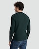 image 3 of F&F Waffle Knit Crew Neck Jumper with Wool in Khaki