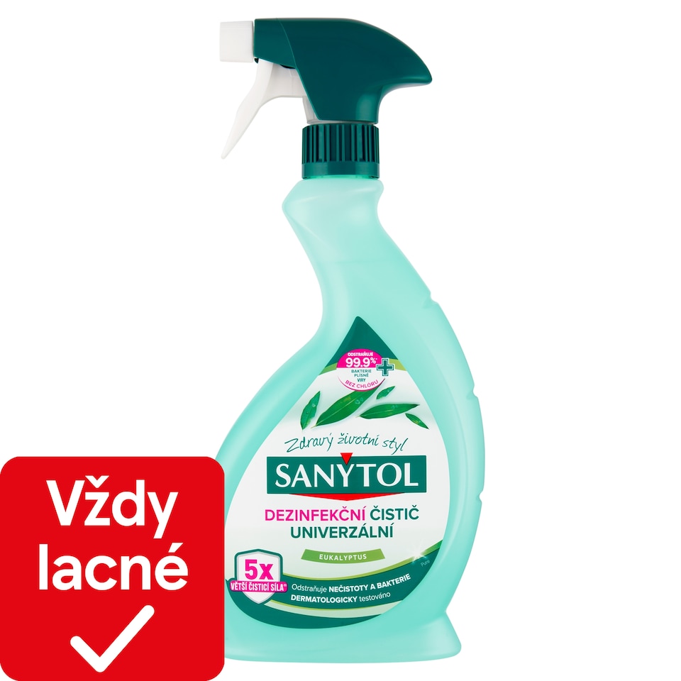 image 1 of Sanytol Universal Disinfectant Cleaner Eucalyptus Pure 500 ml