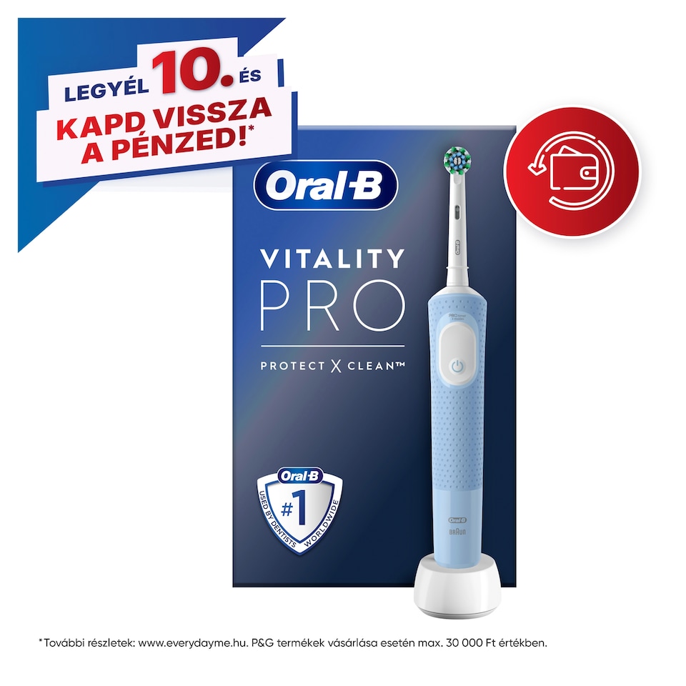 Oral-B Vitality Pro Elektromos Fogkefe, Kék  1. kép
