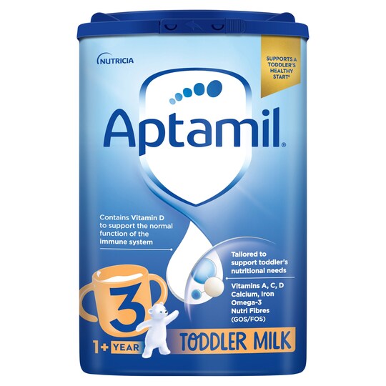 Aptamil 3 Toddler Formula Milk Powder 1+Yrs 800G Tesco Groceries