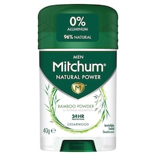 Mitchum Men Bamboo Powder Deodorant Cedarwood 40G