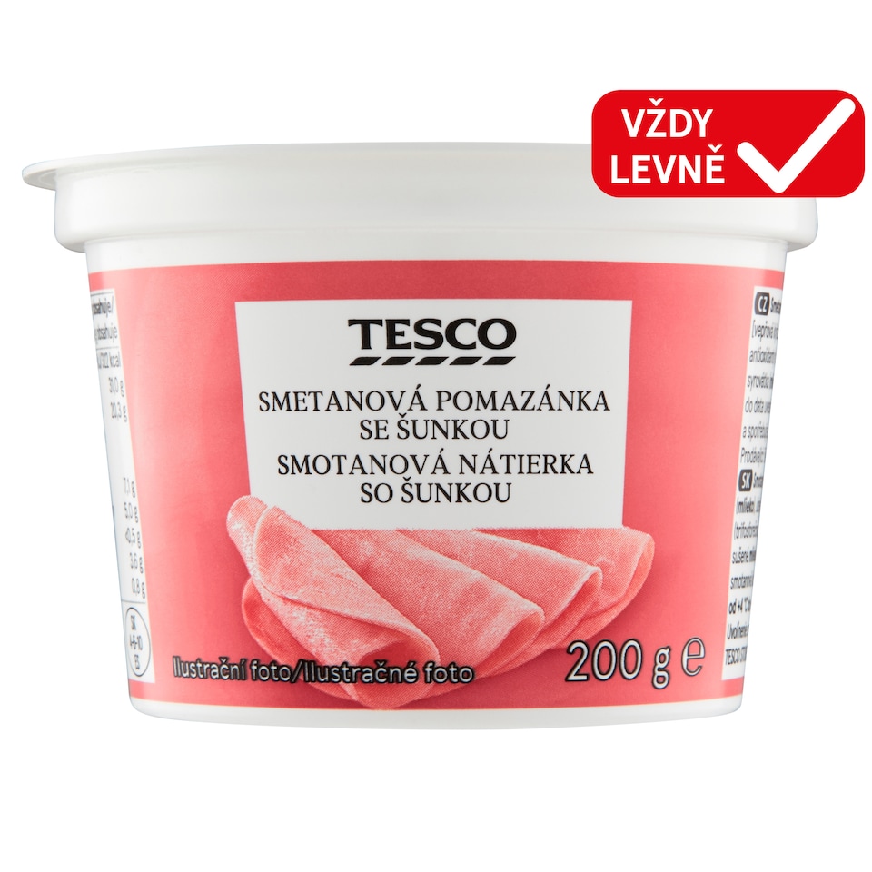 Tesco Cream Spread with Ham 200g