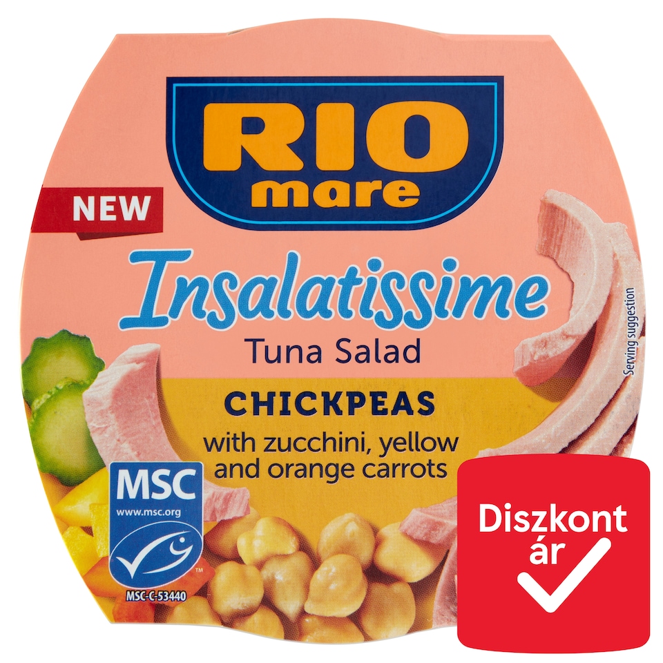 Rio Mare Insalatissime Chickpeas zöldséges készétel tonhallal 160 g