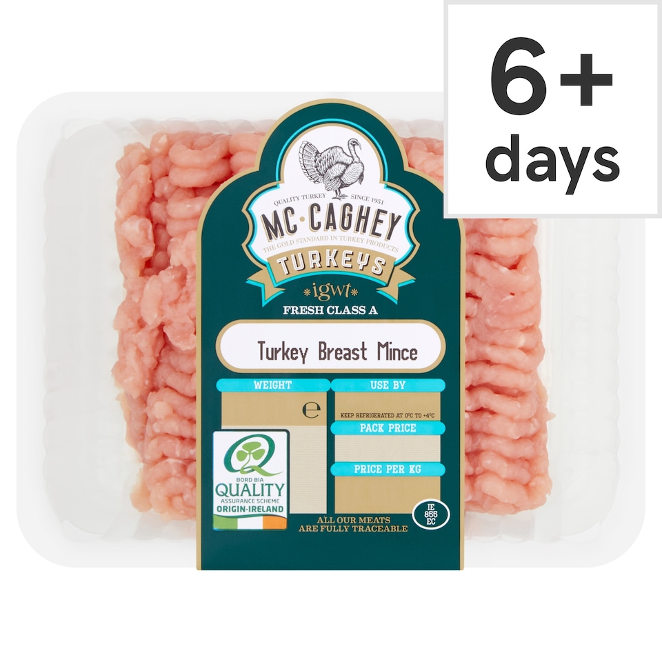 McCaughey Turkeys Turkey Breast Mince 400g