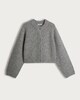 image 2 of F&F Knitted Button Front Cardigan with Wool in Grey