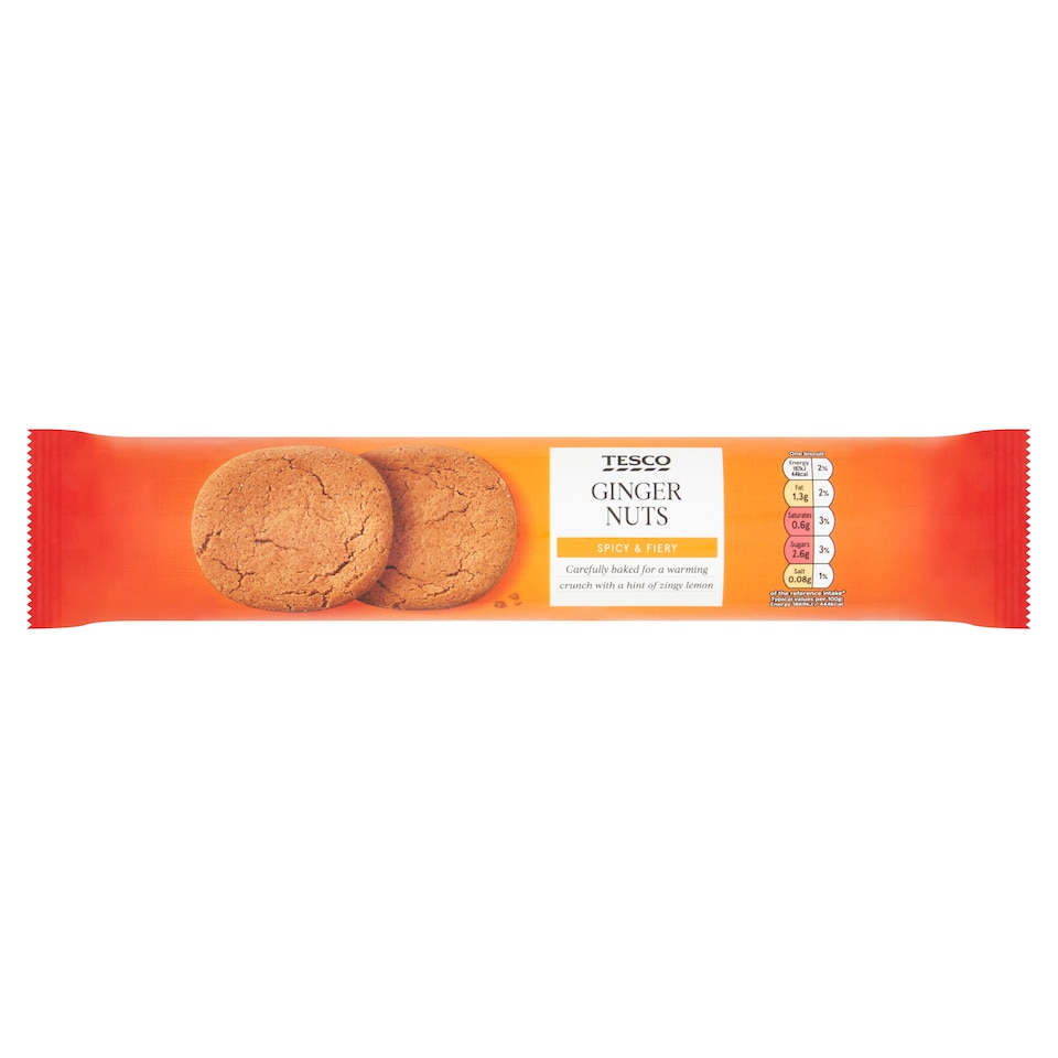 Tesco Ginger Nut Biscuits 300G