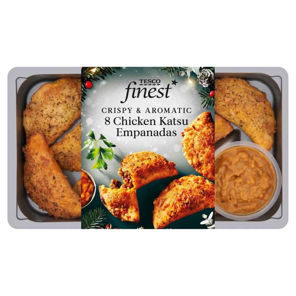 Tesco Finest 8 Chicken Katsu Empañadas 272g
