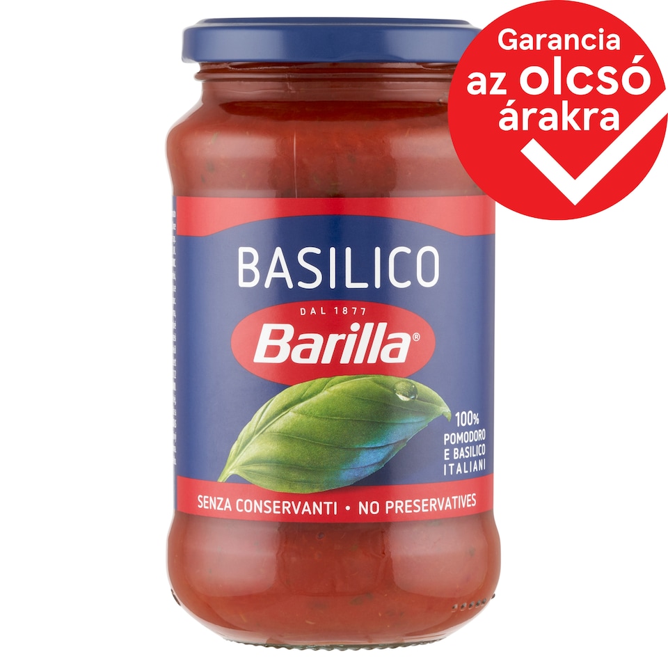 Barilla Basilico paradicsomszósz bazsalikommal 400 g