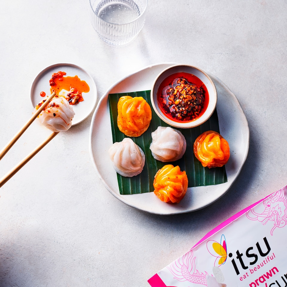 image 1 of itsu 6 prawn dim sum 168g