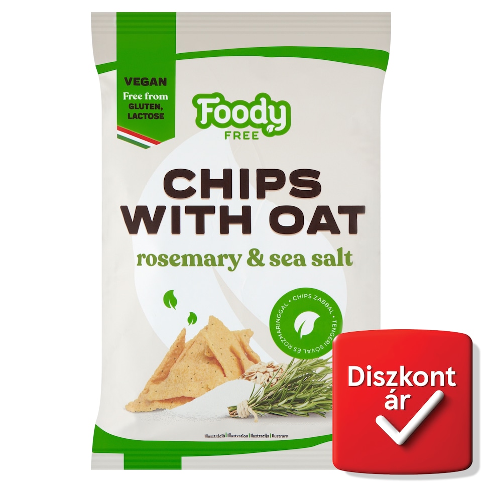 Foody Free chips zabbal tengeri sóval és rozmaringgal 50 g