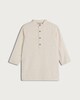 image 4 of F&F Boys Button Placket Kurta in Cream